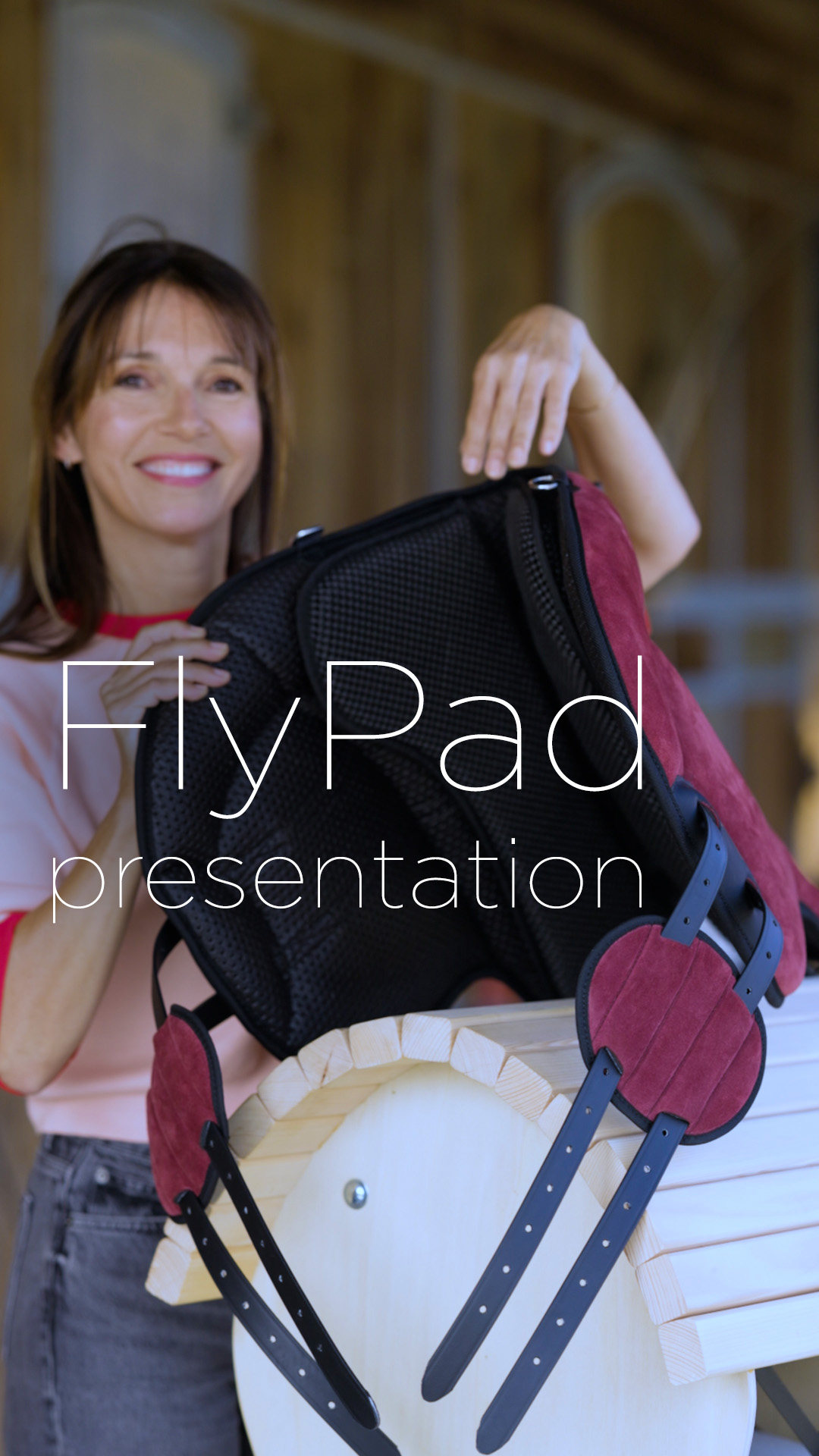 FlyPad® – Ergonomic bareback pad for sensitive backs